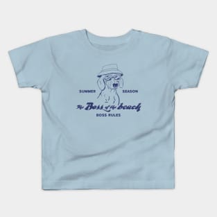 The Boss of the Beach - 2 Kids T-Shirt